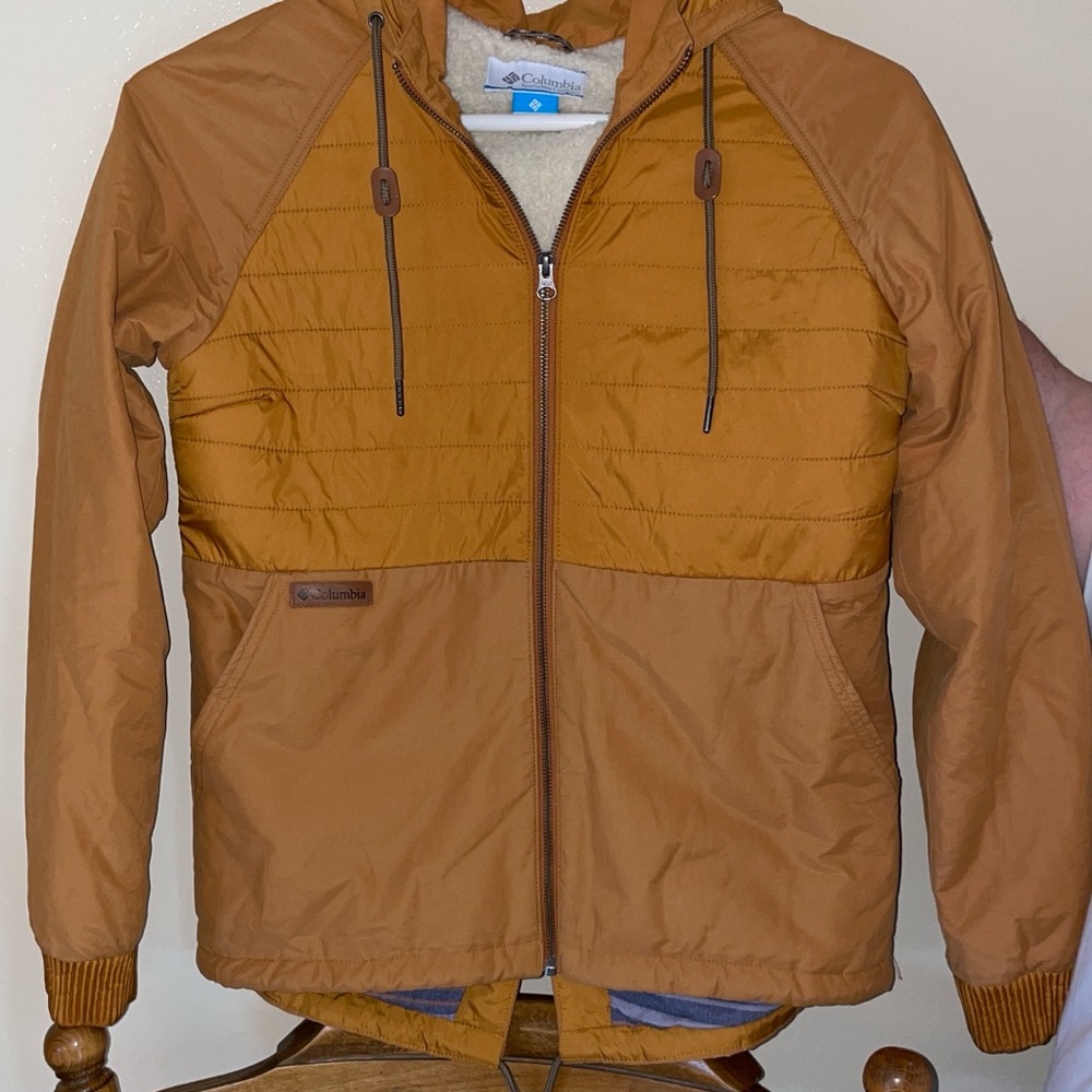 Columbia Woman’s Mustard Yellow Zip- Up Jacket